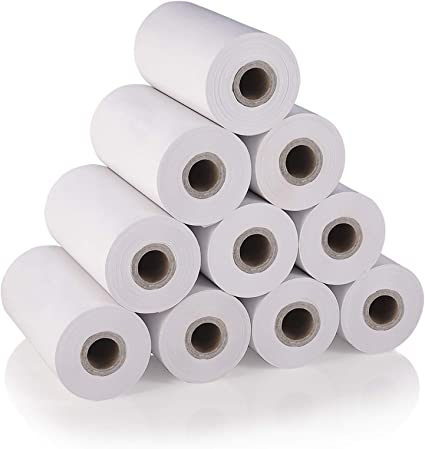 10 Rollos Papel Térmico 57mm X 9 M Para Boleta Electrónico